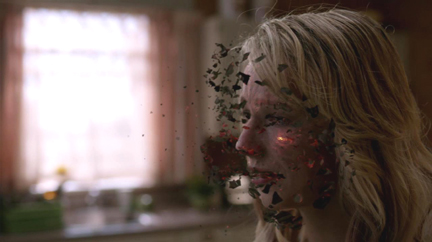 The decay lifts from Timmy's mom's face. The decay lifts from Timmy's mom's face.